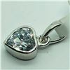 Image 2 : SILVER CUBIC ZIRCONIA PENDANT