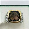 Image 1 : BRASS GREEN AMETHYST MEN'S RING