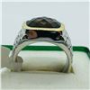 Image 2 : BRASS GREEN AMETHYST MEN'S RING