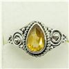 Image 1 : SILVER CITRINE RING