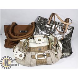 2 GUESS HANDBAGS,  MICHAEL KORS HANDBAG