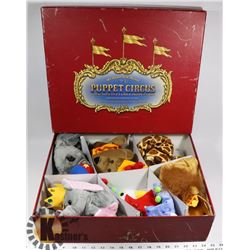 VINTAGE PUPPET CIRCUS WITH THEATER STAGE