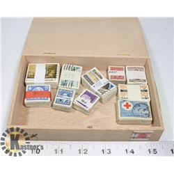 CIGAR BOX FILLED WITH 10 X 100 BUNDLES AND