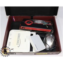 BOX OF ASSORTED ELECTRONICS