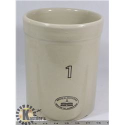 1 GALLON MEDALTA CROCK