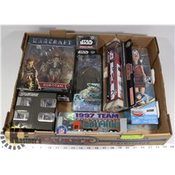 FLAT OF COLLECTIBLES NIP.