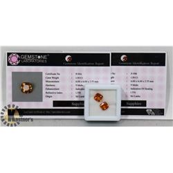7-MATCHING PAIRS ORANG SAPPHIRE GEMSTONE 3.0CT