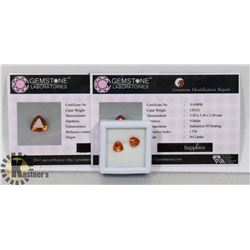 5-MATCHING PAIRS ORANG SAPPHIRE GEMSTONE 2.10CT