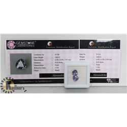 10-MATCHING PAIR ALEXANDRITE GEMSTONE  3.20CT
