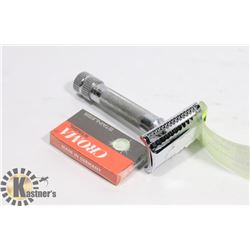 MERKER SAFETY RAZOR ANGLED WITH BLADES
