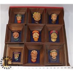 FLAT OF 9 WAWAL CASTLE HEADS FROM KRAKOW POLAND.