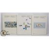 Image 1 : 3 CANADA SOUVENIR STAMP COLLECTION BOOKS 1983,
