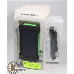 4 NEW SOLAR CHARGER BANKS