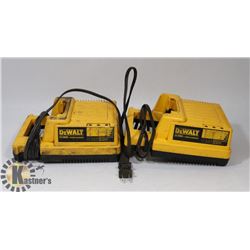 2 DEWALT CHARGER  36V, DC9000