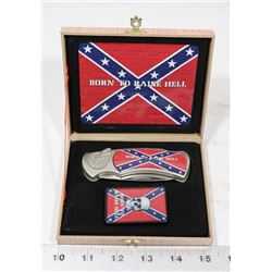 NEW KNIFE AND LIGHTER GIFT SET