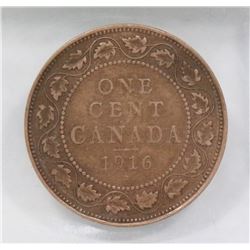 1916 CANADIAN LARGE PENNY.