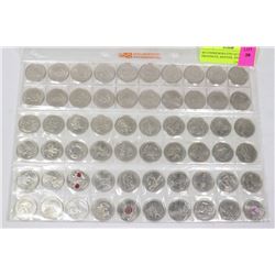 60 COMMEMORATIVE QUARTERS, PROVINCES, MONTHS, AND