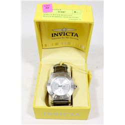 INVICTA WATER RESISTANT WATCH-WORKING, NEW BATTERY