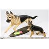 Image 1 : PAIR OF GERMAN SHEPHERD FIGURINES.