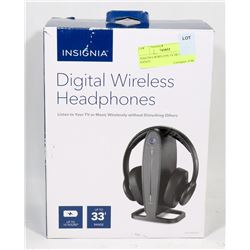 INSIGNIA WIRELESS TV HEADSET 33' RANGE