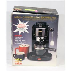 SALTON CAPPUCCINO ESPRESSO MAKER.