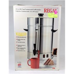 REGAL 12 - 101 CUP COMMERCIAL COFFEE MAKER.