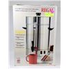 Image 1 : REGAL 12 - 101 CUP COMMERCIAL COFFEE MAKER.
