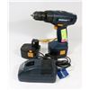 Image 1 : MASTERCRAFT CORDLESS DRILL, 2 BATTERIES, CHARGER.
