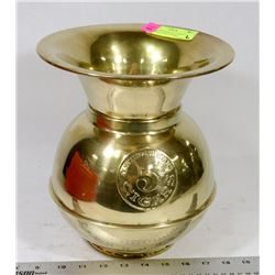 BRASS SPITTOON ALL FAMOUS HAVANA 5 CENT CIGARS