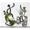 Image 1 : HORSE SHOE WINE HOLDER, HORSE SHOE SALT AND PEPPER