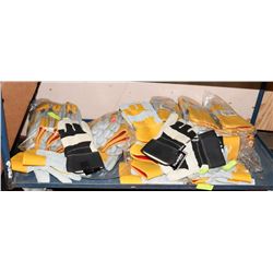 LARGE LOT OF ASSORTED WORK GLOVES