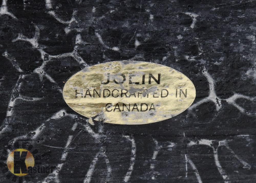 JOLIN SOAPSTONE CARVING MADE IN CANADA.