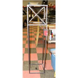 BOUTIQUE METAL FLOOR LAMP, 66"H.