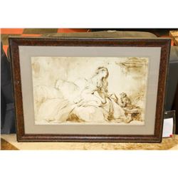 BOUTIQUE 26.5"X19.5" FRAMED PICTURE