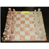 Image 1 : STONE CHESS SET.