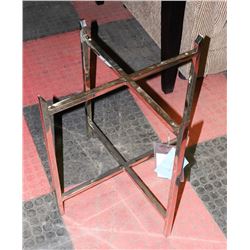 BOUTIQUE METAL END TABLE NO GLASS. FURNITURE