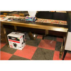 BOUTIQUE HAYWORTH CONSOLE DESK, 60"X22"X30".