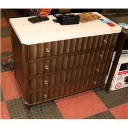 BOUTIQUE STONE TOP CALIFORNIA BACHELOR CHEST