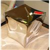 Image 1 : BOUTIQUE POLISHED STAINLESS STEEL STOOL. FURNITURE