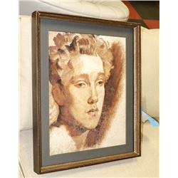 BOUTIQUE FRAMED PICTURE OF A GENTLEMAN