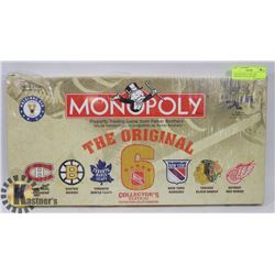 NEW MONOPOLY NHL THE ORIGINAL 6 COLLECTORS