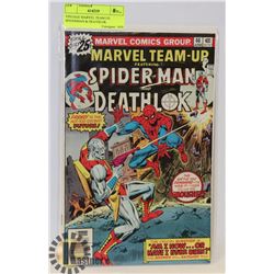 VINTAGE MARVEL TEAM UP, SPIDERMAN & DEATHLOK