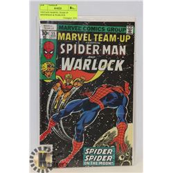 VINTAGE MARVEL TEAM UP SPIDERMAN & WARLOCK