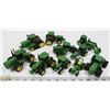 Image 1 : 10 DIECAST JOHN DEERE TRACTORS
