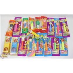 17 COLLECTOR PEZ DISPENSERS