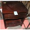 Image 1 : BOUTIQUE WOOD TONE 1 DRAWER NIGHT STAND