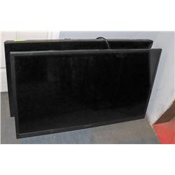 LOT OF 2 TELEVISIONS - NO REMOTES.