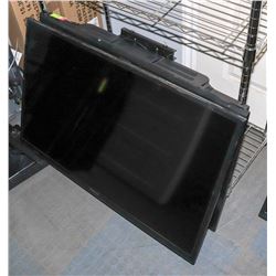LOT OF 2 TELEVISIONS - NO REMOTES.