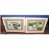 Image 1 : BOUTIQUE PAIR OF BOAT FRAMED PICTURES