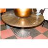 Image 1 : BOUTIQUE 2 TONE ROUND KITCHEN TABLE. FURNITURE